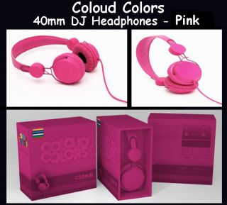 Coloud Colors 40mm Pro DJ Headphones Pink