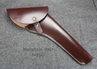 colt 1860 army brown leather u s civil war revolver pistol holster