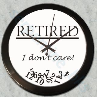 example of a customized black lettered clock disregard blue serpentine