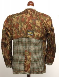 Vintage 1950s 38 Harrotex British Tweed Mens Blazer Sportcoat Jacket