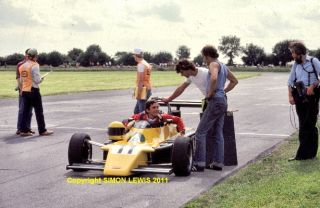 Ayrton Senna FF2000 Van Diemen Castle Combe Photo 1982