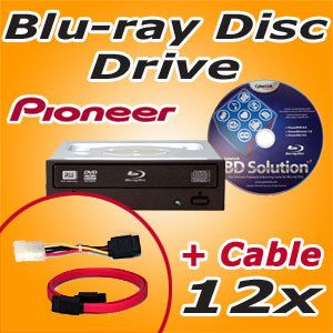  Blu Ray 12x BD DVD CD Disc Burner Writer 4 HP Dell PC Software