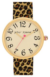 Betsey Johnson Round Expansion Bracelet Watch
