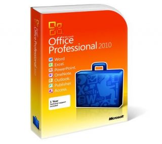 Microsoft Office Professional 2010 Product KeyCard —