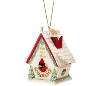 Lenox 2010 Bless Our Home Birdhouse Ornament —