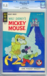 Mickey Mouse 92 1964 CGC 9 4 Cow Pages File Copy Highest Graded Copy