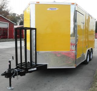 New 8.5 x 14 Concession food trailer with two concession windows