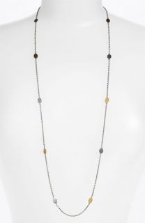 Lois Hill Marquise Long Station Necklace