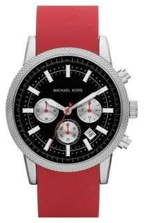 Michael Kors Chronograph Silicone Strap Watch
