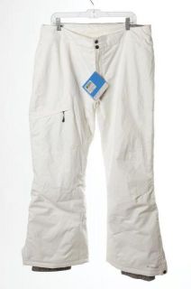 Columbia Sportswear Company Bugaboo NWD White Snowboard Ski Pants Sz