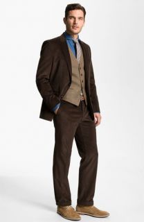 BOSS Black Corduroy Suit & Tie