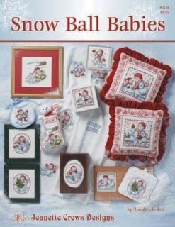 Snow Ball Babies Cross Stitch Pattern Jeanette Crews