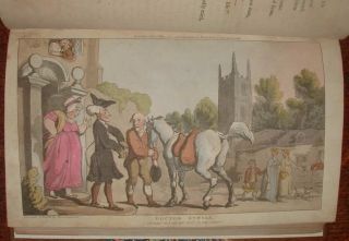  The Tour of DR SYNTAX~Hand Colored PLATES~Combe~Rowlandson~Picturesque