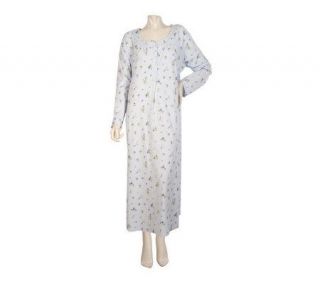 Carole Hochman Autumn Romance Long Sleeve Printed Full Length Gown