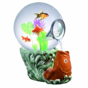 Koi Magic Globe Fish Tank Aquarium Complete Kit w Water Fall