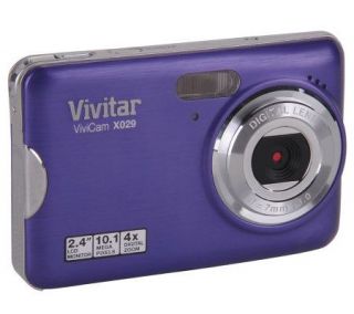 Vivitar Grape ViviCam VX029 10.1MP HD Dig Camera w/ 2.7 LCD