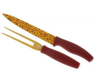 Kuhn Rikon Decorative Carving Knife and Fork Set —