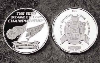 1998 Stanley Cup Pure Silver Coin   Redwings vs —