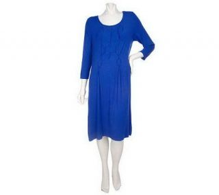 As Is Motto Scoopneck 3/4 Sleeve Knit Dress   A230611