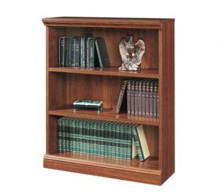 Sauder Camden County Collection Cherry Finish 3 Shelf Bookcase 