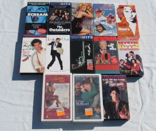 Lot of 13 Drama Comedy VHS Movies Tom Cruise Tom Hanks Clint Eastwood