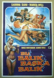 Turkish Movie Poster College Girl on Vacation Comedy