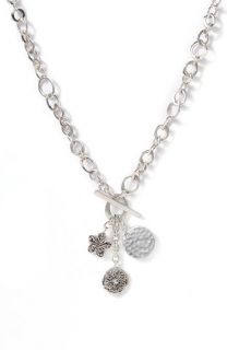 Lois Hill Triple Charm Toggle Necklace