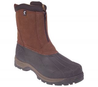ComforTemp Mens Water Resistant Suede Boots w/ Rubber Outsole