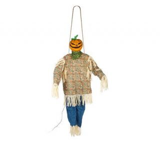 Hanging Motion Activated Kicking Scarecrow —