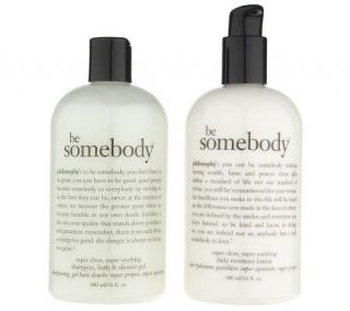 philosophy be somebody super soothing 16 oz. lotion & shower gel duo 