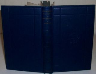 Vintage Collectible Oxford Blue Navy Binding Book Leonardo Da Vinci