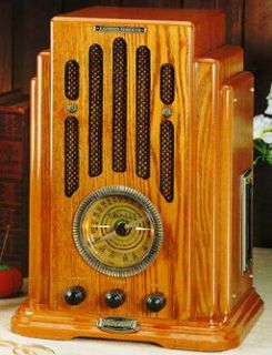 Crosley CR18 Replica 1941 Empire AM/FM Radio w/Cassette —