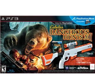Cabelas Dangerous Hunts 2011 w/ Wireless Gunfor PS3 & Move —