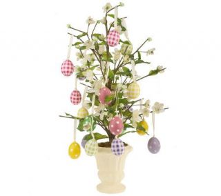 Spring Blossom 20 inch Egg Tree by Valerie —