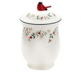 Pfaltzgraff Winterberry Canister With Lid —