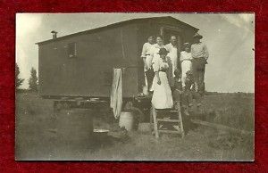  Early Real Photo Cook Shack Coons Ranch s DAK