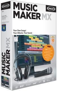 MAGIX MUSIC MAKER MX 18 PC MUSIC SOFTWARE BRAND NEW SEALED BOX