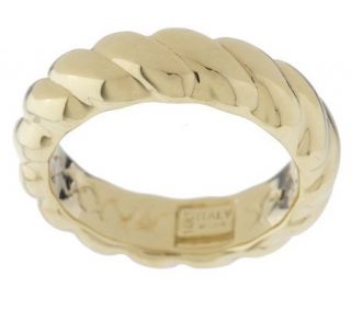 Polished San Marco Band Ring 14K Gold —