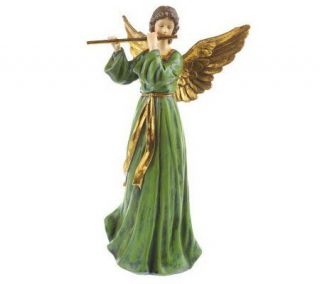 14 Angel Figure with Musical Instrument by Valerie —