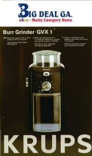 New Krups Burr Coffee Bean Miller Grinder GVX1 14 ★★★
