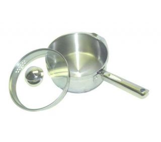 Fal/Wearever Cook & Strain Stainless Steel 3 Qt Sauce Pan   K299626