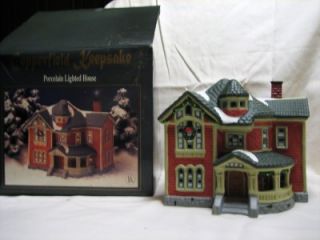 COPPERFIELD KEEPSAKE COUNTRY LARGE MANSION CHRISTMAS VILLAGE