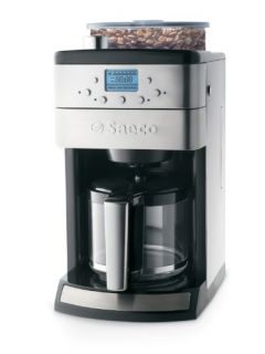  Saeco 12 Cup Automatic Drip Coffee Maker + Glass Carafe & Burr Grinder