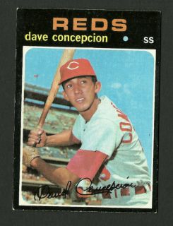 Dave Concepcion Cincinnati Reds 1971 Topps Card 14 RC
