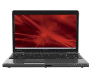 Toshiba 15.6 Notebook 6GB RAM, 750GB HD with Software —