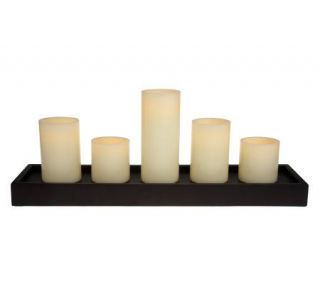 BethlehemLights 28 Decorative Flameless Candlescape with Timer