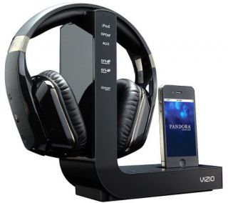 VIZIO Wireless Home Theater Headphones with iPod Dock —