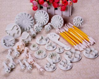  Cookie Cutter Icing Decorating Sugarcraft Plunger Mold Tools