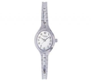Caravelle Womens Stainless Steel Oval Watch   J304323