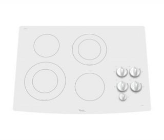  Ceramic Smoothtop 4 Burner Electric Cooktop White GJC3054RP New